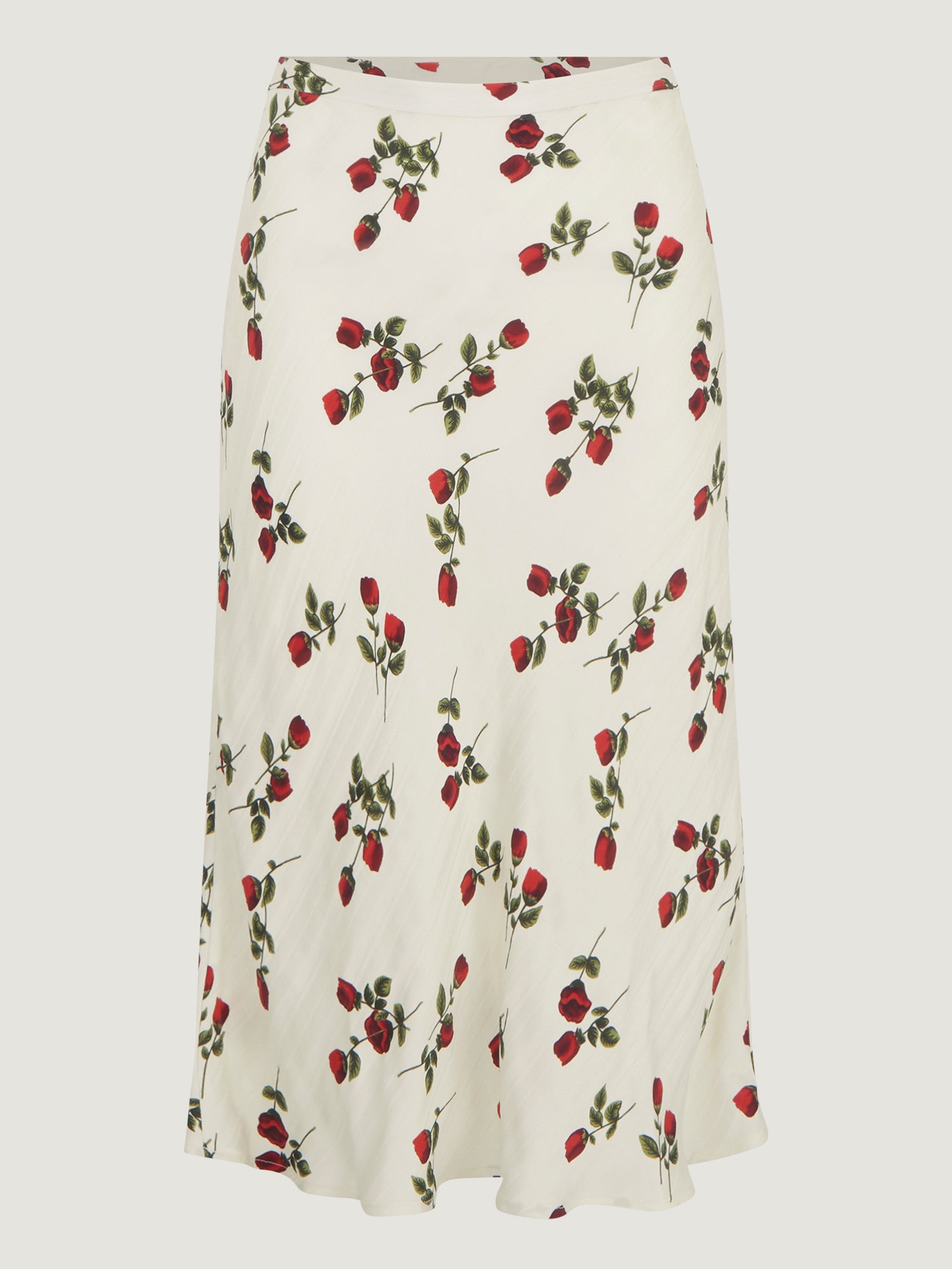 Flowy printed midi skirt | Rouje