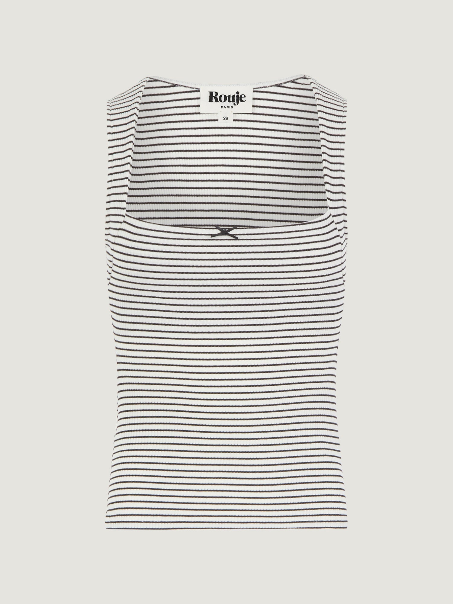 T-shirt with trapeze neckline | Rouje