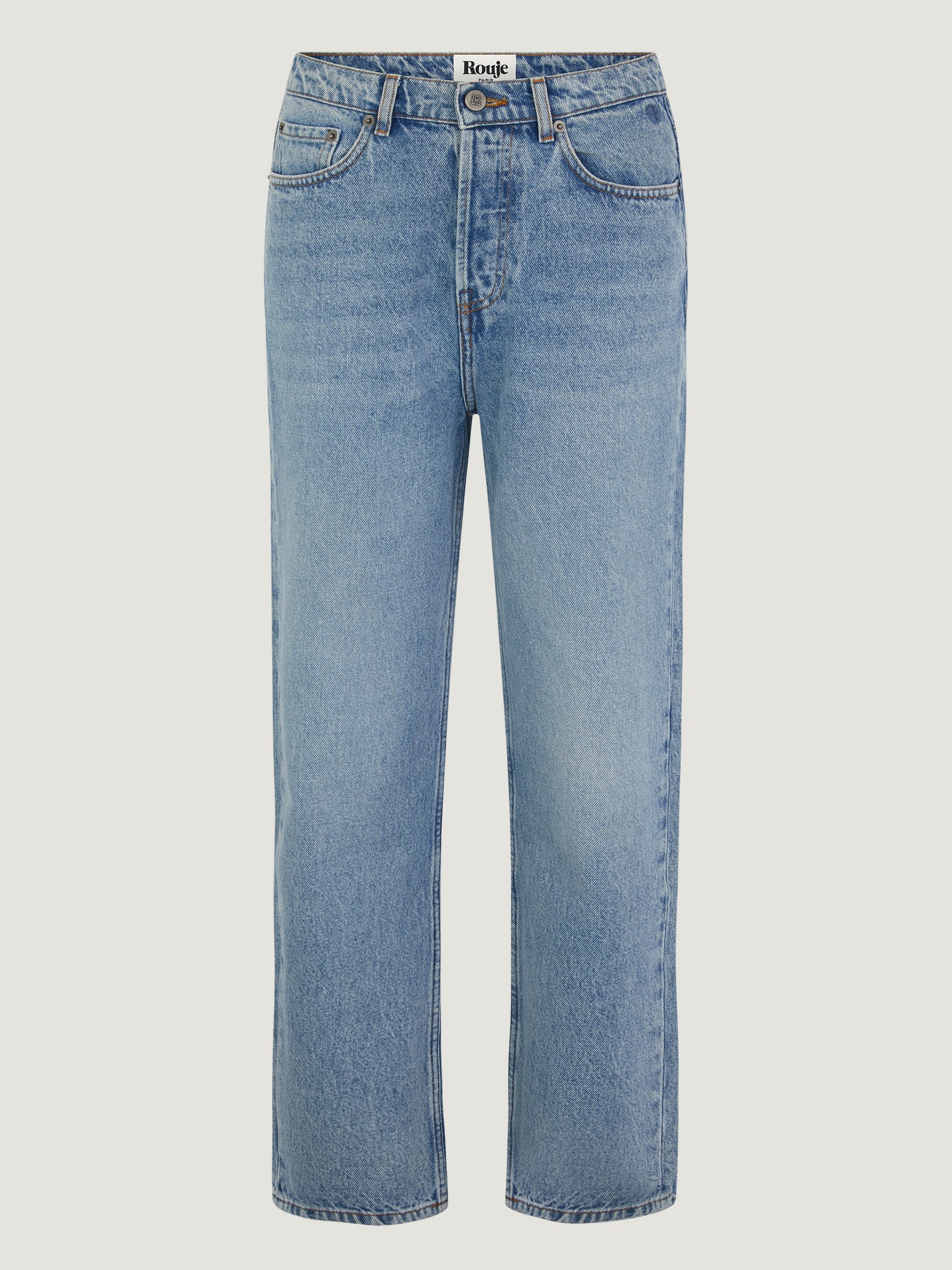 Outlets NEW ROUJE PARIS Marais Straight Leg Jeans - Uni Indigo Original