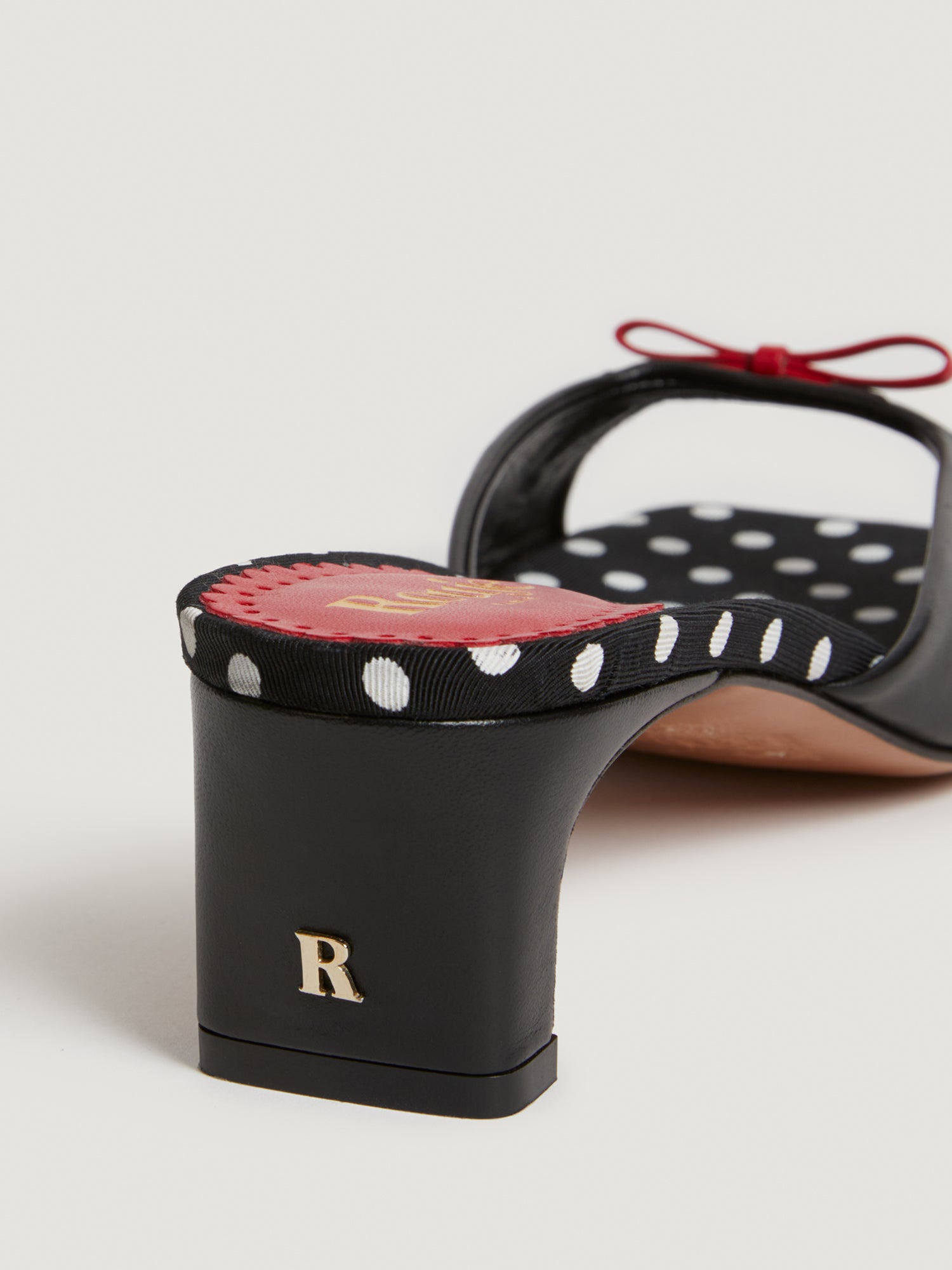 Low heel leather mules | Rouje